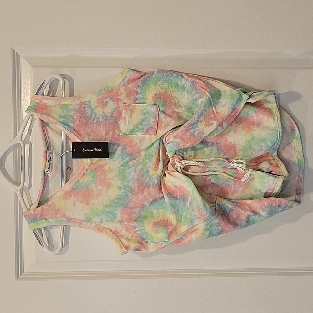 Emerson Road Women's Terrycloth Lougewear 2 Pc. Set Shirts/Top Small NWT